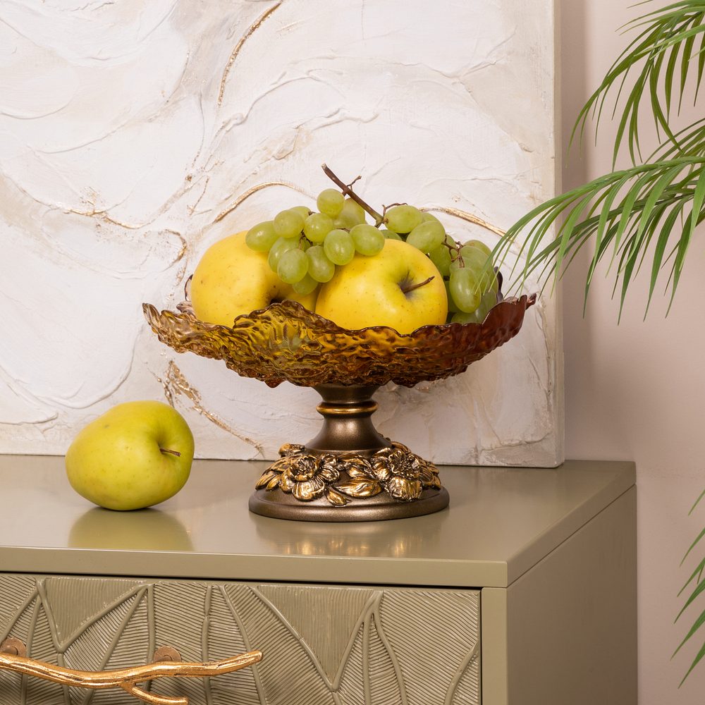 Фруктовница-конфетница Лето с чашей Мираж