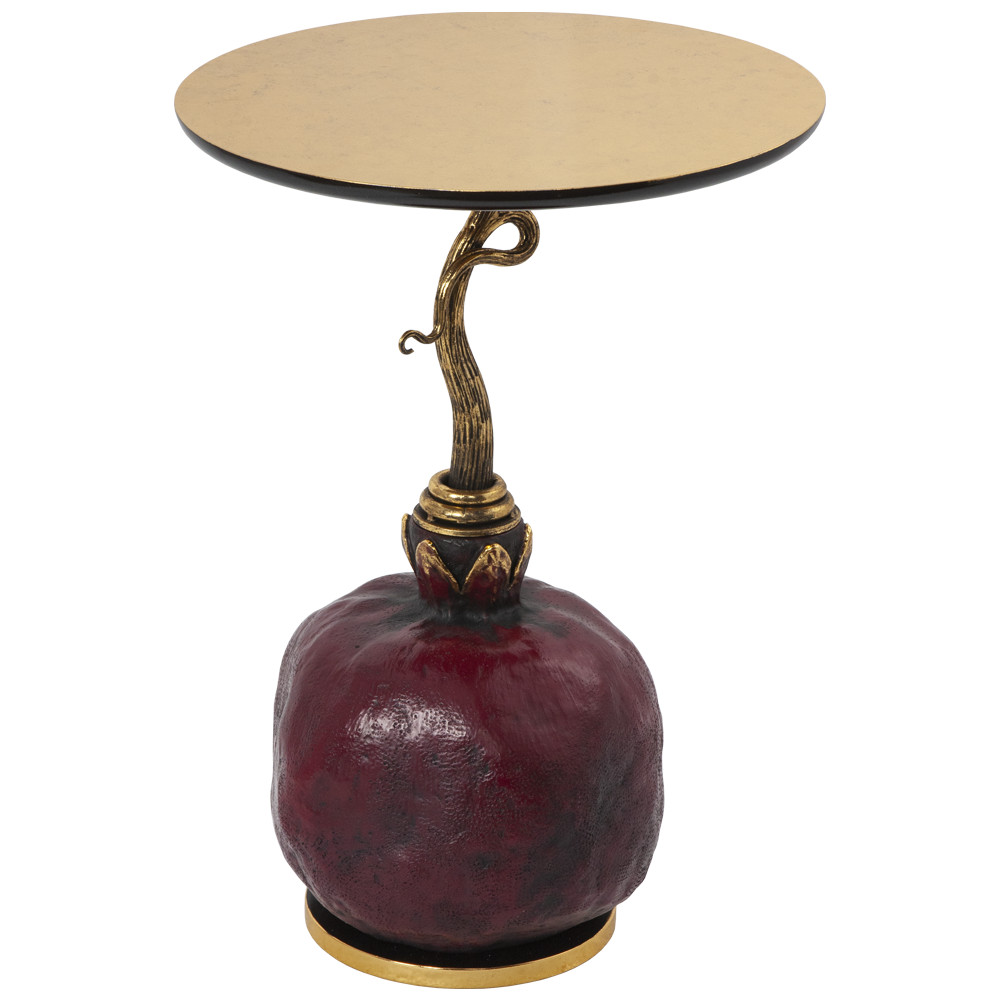 Столик декоративный Рубиновый гранат