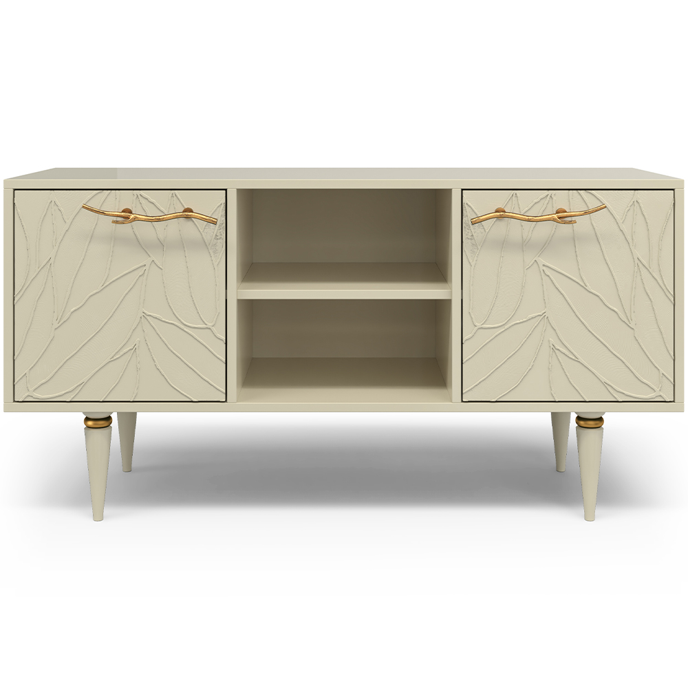 Тумба под телевизор Эстетика Флоры Цветная 1170 Классика Золото