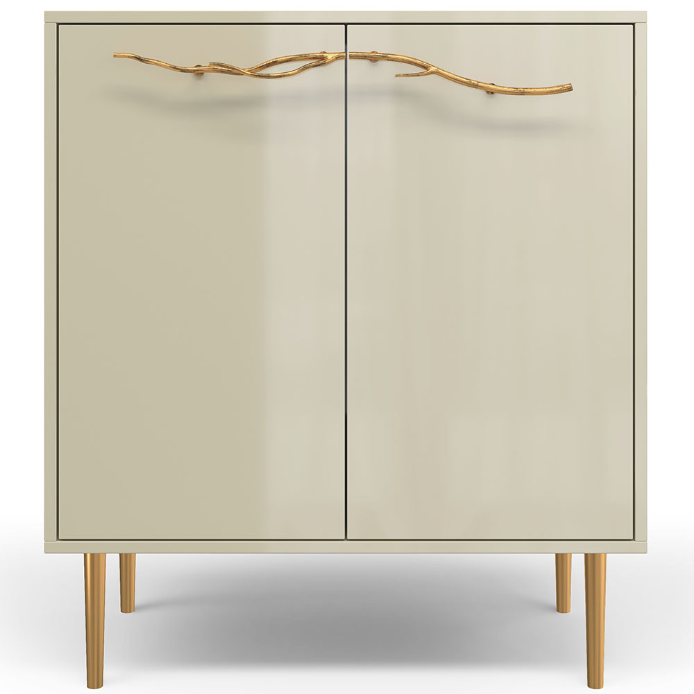 Комод Эстетика Цветной Стиль Золото с 2 полками