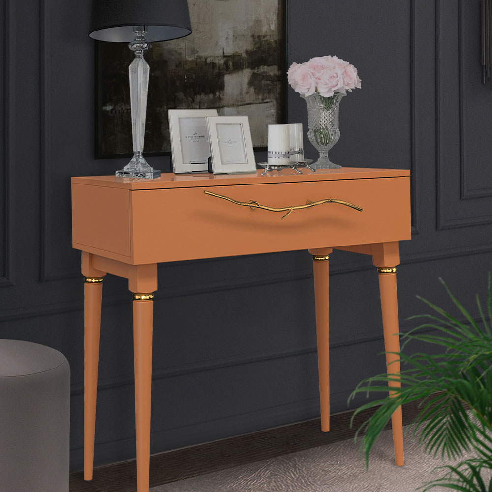 Консоль Эстетика Бархата Цветная Классика Золото