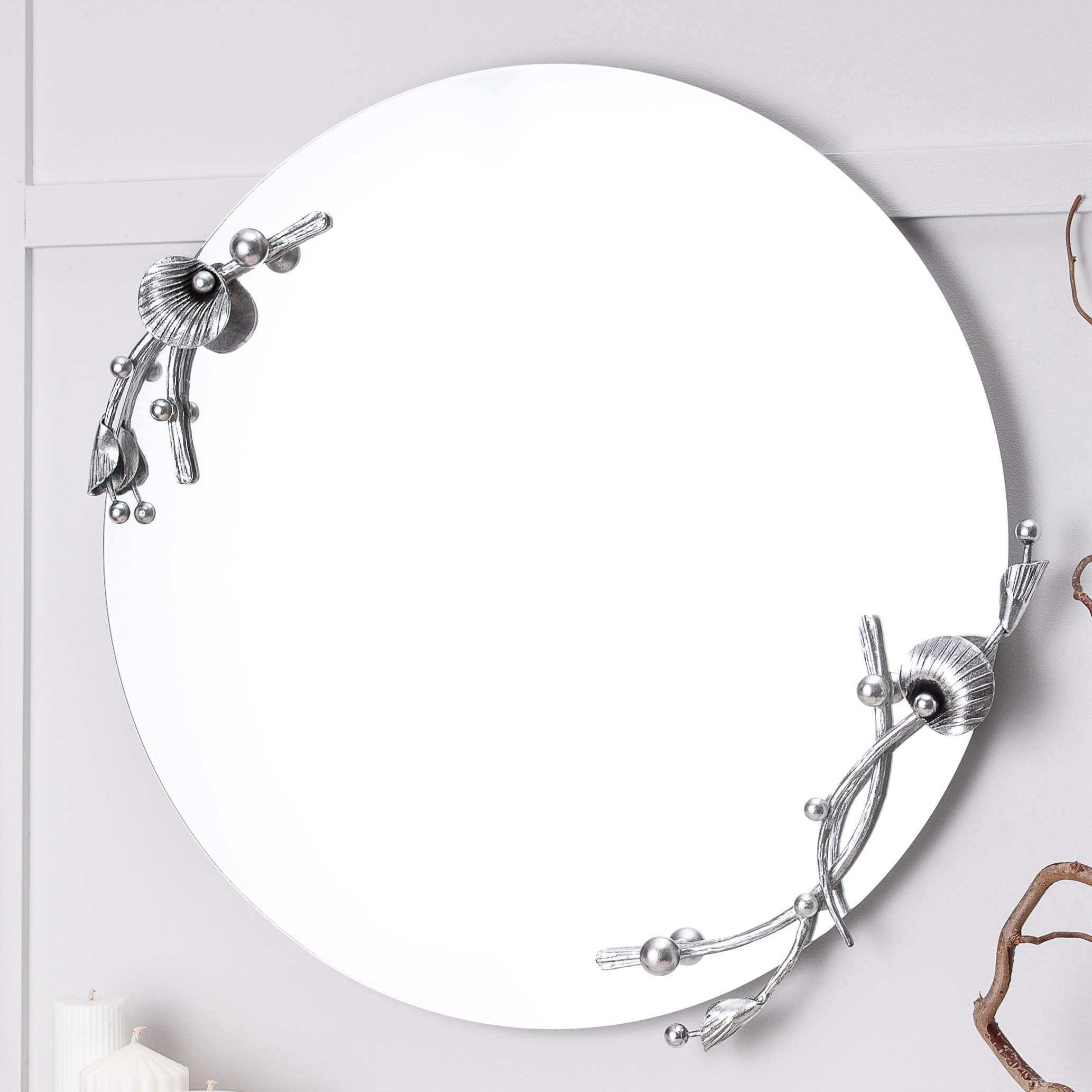 Зеркало настенное Атлантида круглое