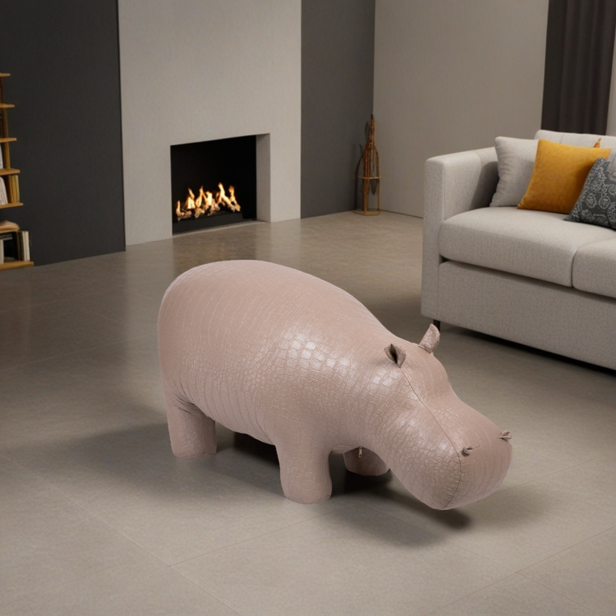 Оригинальные пуфы Бегемоты