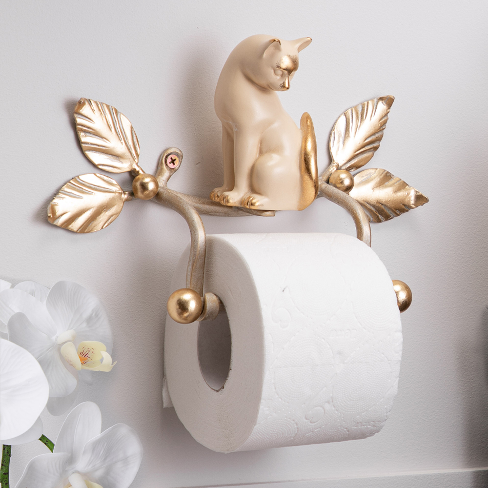 Держатель для туалетной бумаги Кот Мур