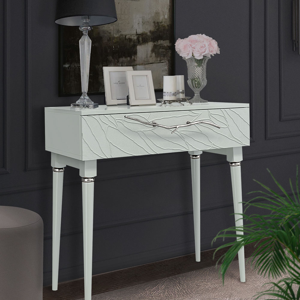 Консоль Эстетика Флоры Цветная Классика Серебро