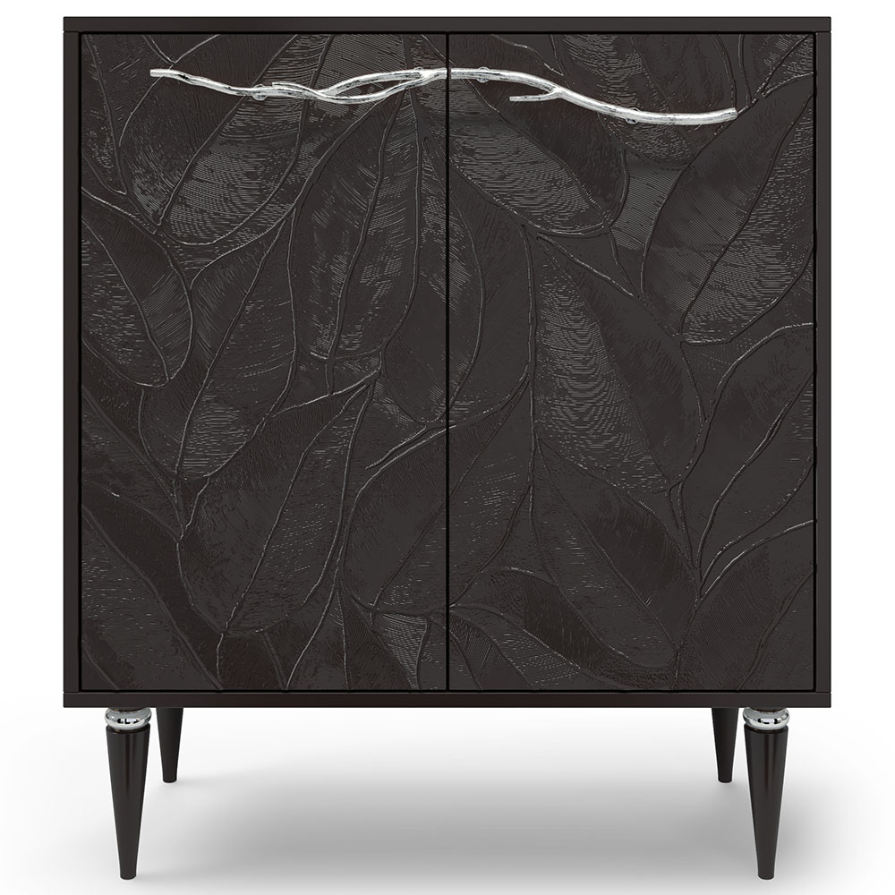 Комод Эстетика Флоры Цветной Классика Серебро с 2 полками