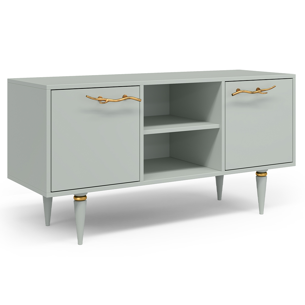 Тумба под телевизор Эстетика Бархата Цветная 1170 Классика Золото