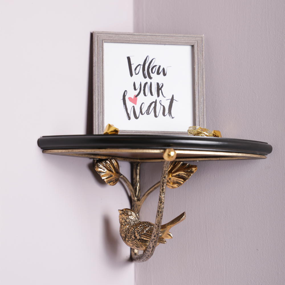 Полочка Атмосфера кованая угловая