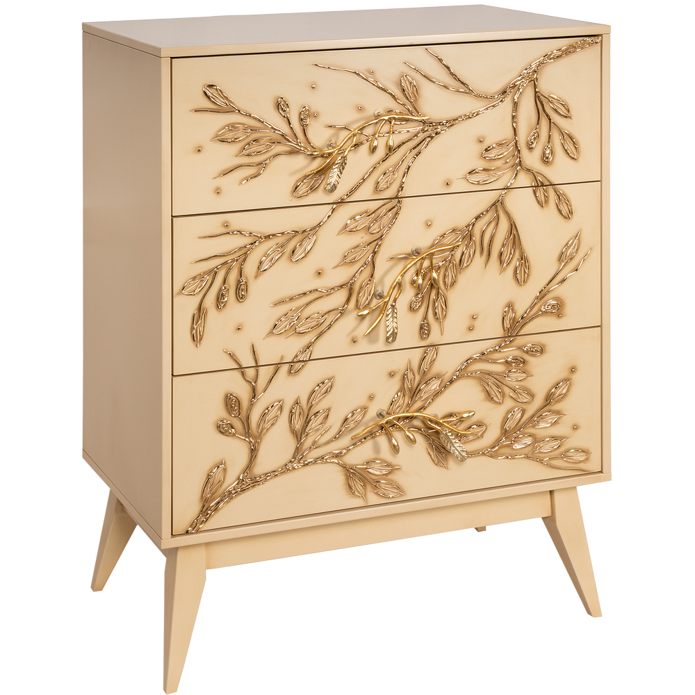 Комод Олива с 3 ящиками