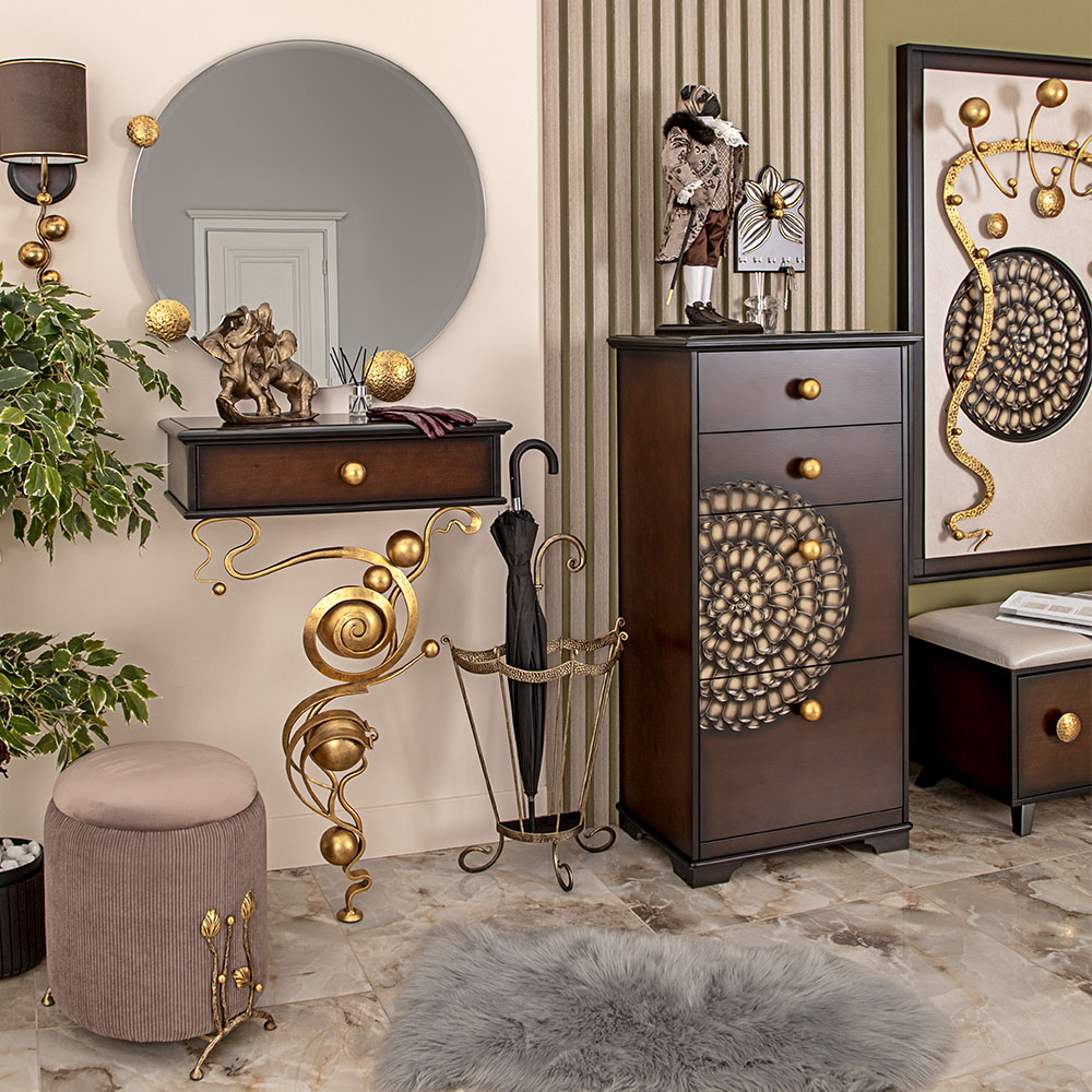 Тумба для обуви Врубель с 4 ящиками