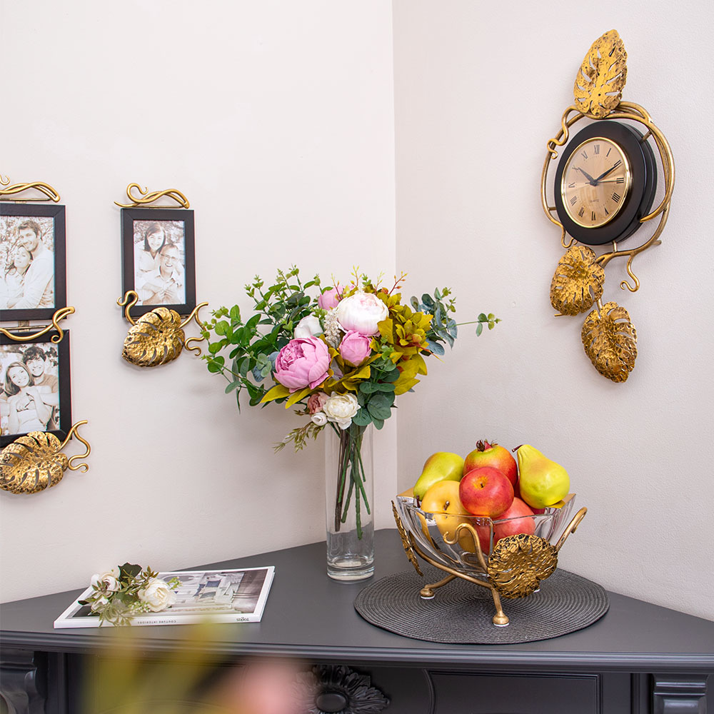 Часы настенные Монстера малые