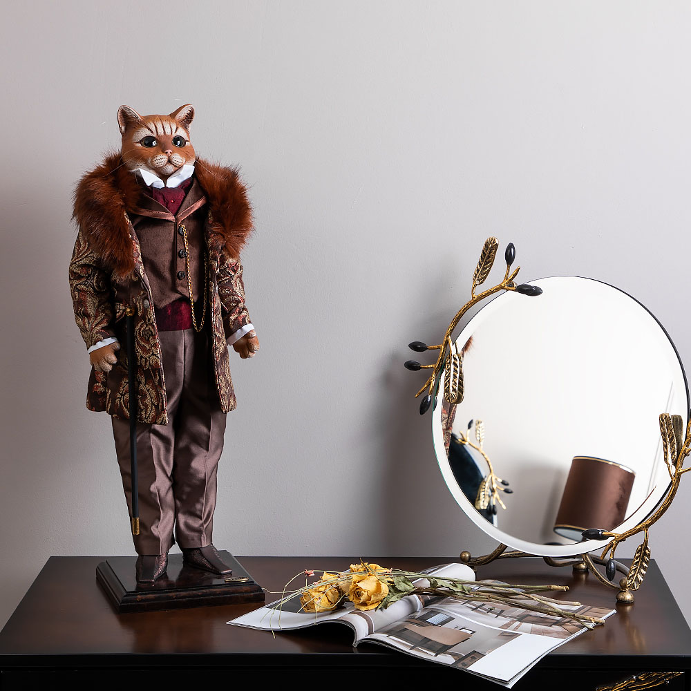 Коллекционная кукла Кот Сэр Генрих интерьерная