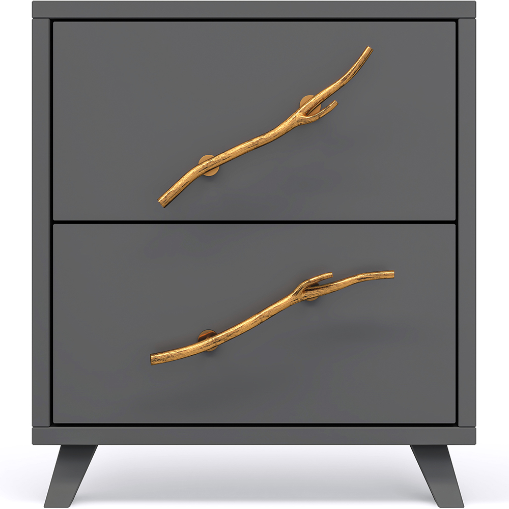 Тумба прикроватная Эстетика с 2 ящиками Графика 