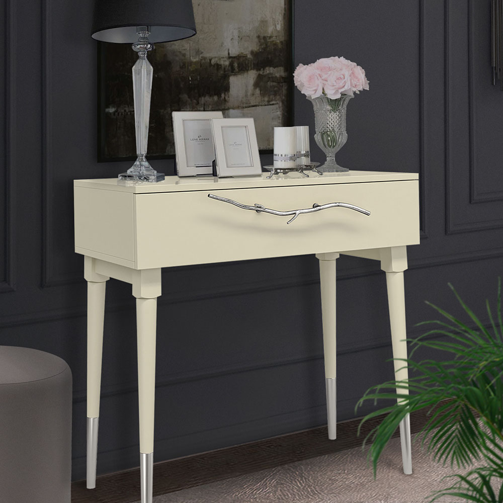 Консоль Эстетика Бархата Цветная Стиль Серебро