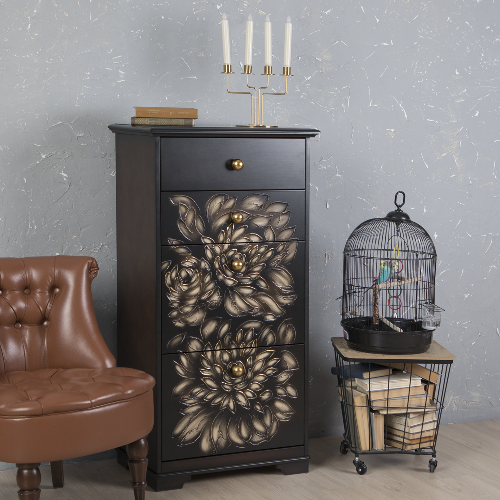 Комод Цветок грез с 4 ящиками