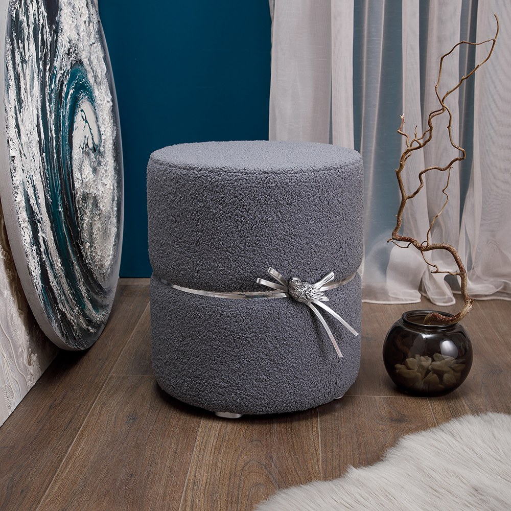 Пуф круглый Птичка