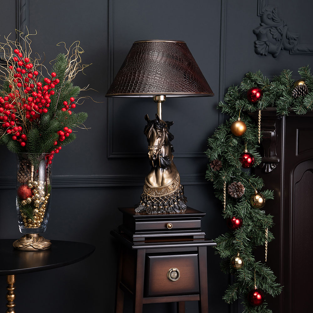Настольная лампа с бюро Лошадь императора