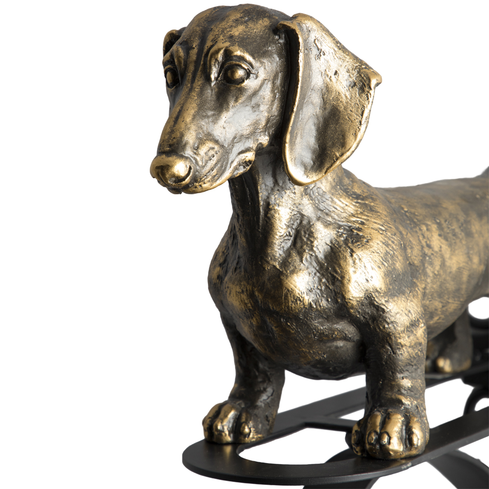 Кронштейн для цветов Такса с ковкой